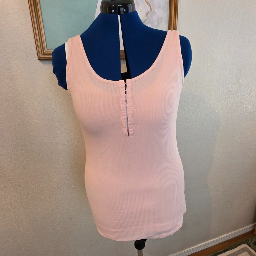 Everyday Rib Scoop Neck Hook And Eye Tank